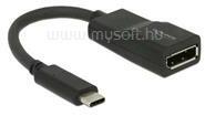 Delock 62748 USB Type-C apa - DisplayPort anya (DP váltakozó mód) 4K adapter (DL62748) (DL62748)
