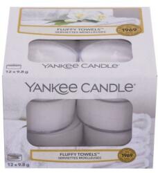 Yankee Candle Fluffy Towels 117.6 g illatos teamécses 12 x 9, 8 g