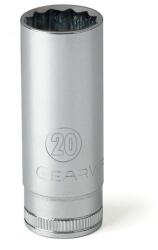 GearWrench Cap cheie tubulara lunga, GearWrench, 1/2'', cu 12 laturi, 27 mm, 80824 (80824)