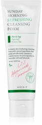 AXIS-Y 6+1+1 Advanced Formula Sunday Morning Refreshing Cleansing Foam mélyen tisztító krémes hab az érzékeny arcbőrre 120 ml
