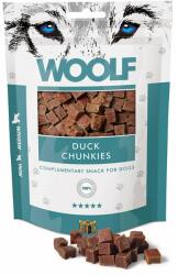 WOOLF Duck Chunkies 100g cuburi de rata pentru caini