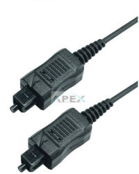 USE OPK 2/1, 5 - Home OPK 2/1, 5 optikai kábel, 2 Toslink dugó, porvédő sapka, 1, 5m