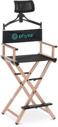 physa Sminkes szék - fejtámlával és lábtartóval - összecsukható - aranya rózsaszín (PHY_MC_02)