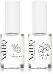  Nail HQ Strengthener & Cuticle Oil Duo szett (a körmökre és a körömbőrre)