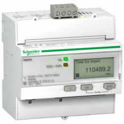 Schneider Electric iEM3000 series - A9MEM3255 -Digitális fogyasztásmérő, 3F, áramv, MODBUS, MID (A9MEM3255)