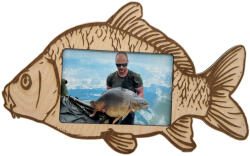 Epcom Horgász 10x15 fa fényképkeret hal formával (KK015)