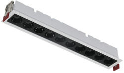 ELMARK 10W 3000K 38° IP40 süllyesztett lineáris lámpa Elmark (ELM 92EL051230 WHBK)