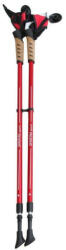 SPARTAN Állítható hosszúságú túrabot, 1 pár, alumínium, 130 cm, Spartan - Piros