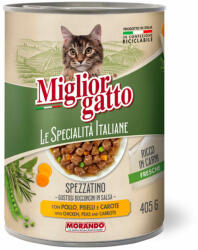 Migliorcane Adult Cat Chick, Green, Car 405g