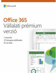 Microsoft Office 365 Business 1 Felhasználó 5 Eszköz 1 Év HUN Onl