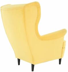  Füles fotel, sárga/wenge, RUFINO 3 NEW (0000394532) - pepita - 107 290 Ft