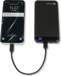 4smarts USB-C Кабел (къс), 4Smarts Capsula 0.2m, Черен (4S468767)