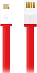 OnePlus Оригинален micro-USB Кабел за Oneplus с Бързо Зареждане 4A 1m, Червен (Bulk) (oneplus/microUSB/Bulk)