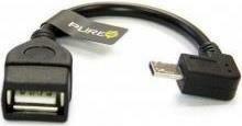 GKK Адаптер OTG, Pure USB OTG micro USB, Черен (PURE/OTG)