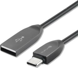 4smarts USB-C Кабел с Метална Оплетка, 4Smarts Ferrumcord 1m, Черен (4S468510)