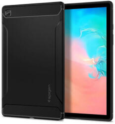 Spigen Противоударен Калъф за Samsung Tab A7 10.4 2020, Spigen Rugged Armor Case, Черен (ACS01562)