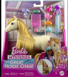 Mattel Barbie Mysteries: Nagy pónikaland játékszett - Világosbarna (HXJ36) - jatekbolt