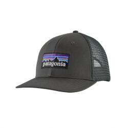 Patagonia P-6 Logo Trucker Hat baseball sapka szürke