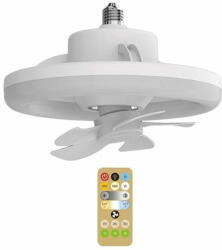Somogyi Elektronic & MARKER® Mennyezeti ventilátor lámpa, LED, távirányítós - FANGLO