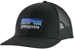 Patagonia P-6 Logo Trucker Hat Culoare: negru
