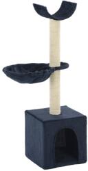 vidaXL kék macskabútor szizál kaparófákkal 105 cm (170627) - vidaxl