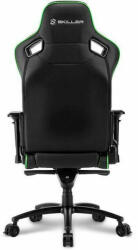 Sharkoon Gamer szék - Skiller SGS4 Black/Green (állítható háttáml