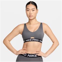 Nike Női merevítő sportmelltartó Nike W NP INDY PLUNGE BRA SW W szürke HF5961-068 - M