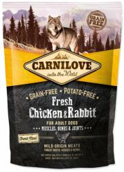 CARNILOVE CARNILOVE Friss csirke és nyúl Izom, csontok és ízületek felnőtt kutyáknak 1, 5 kg