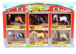 Magic Toys Ló figurák 6 db-os játékszett (MKL485069)