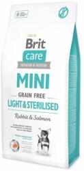 Brit BRIT Care Dog Mini Grain Free Light & Sterilizált 7 kg