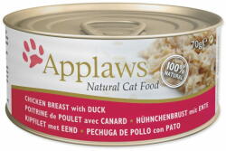Applaws Applaws Cat csirke és kacsa konzerv 70g