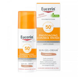 Eucerin - Emulsie antirid cu SPF 50+ nuanta medium Eucerin Sun Protection, 50 ml - hiris