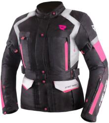 Street Racer Geacă de motocicletă pentru femei Street Racer Hilax negru-gri-roz (STRBUHILAXBLGRPLADY)