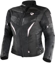 Street Racer Geaca moto dama Street Racer Rose Air negru-alb (STRBUROSEAIRBLWHILADY)