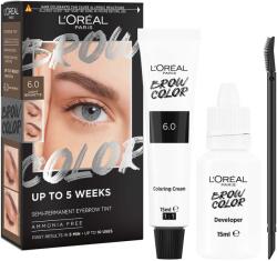 L'Oréal L'ORÉAL PARIS Brow Color 6.0 Light Brunette 5 héten át tartó szemöldökfesték