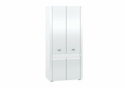 WIPMEB Arko 01 szekrény fehér/fehér fényes - smartbutor