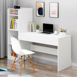 BeComfort Polcos íróasztal fehér 86x34x120 cm OT-611-1