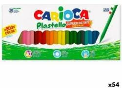 CARIOCA Creioane colorate Carioca Plastello Multicolor (54 bucăți)