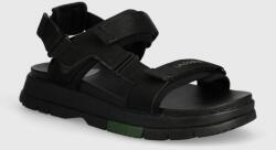 Lacoste szandál Suruga Premium Textile Sandals fekete, női, platformos, 47CFA0015 - fekete Női 35.5