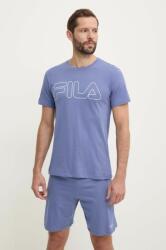 Fila pamut pizsama nyomott mintás, FPS1191 - kék L