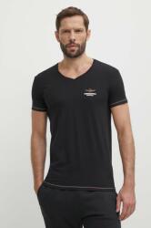 Aeronautica Militare t-shirt fekete, férfi, sima, AM1UTI004 - fekete M