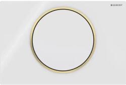 GEBERIT Sigma10 Round nyomólkap fehér/arany/fehér