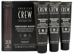 American Crew Precision Blend férfi hajszínező Dark (2-3), sötét, 3x40 ml - hairpower