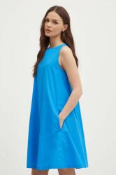 Benetton pamut ruha mini, harang alakú - kék S - answear - 19 990 Ft