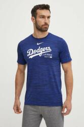 Nike t-shirt Los Angeles Dodgers férfi, nyomott mintás - kék M