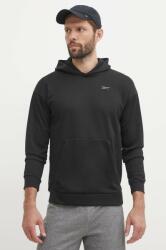 Reebok felső Strength fekete, férfi, sima, kapucnis, 100075764 - fekete L