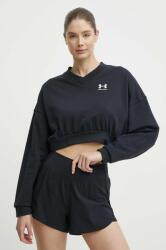 Under Armour edzős pulóver Rival fekete, sima - fekete L