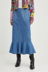 Moschino Jeans farmer szoknya maxi, harang alakú, 0123.3740 - kék XL