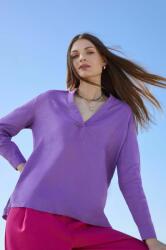 MEDICINE vászon felső lila, női, sima - lila XL - answear - 14 990 Ft
