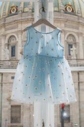 Konges Sløjd gyerek ruha mini, harang alakú - kék 104